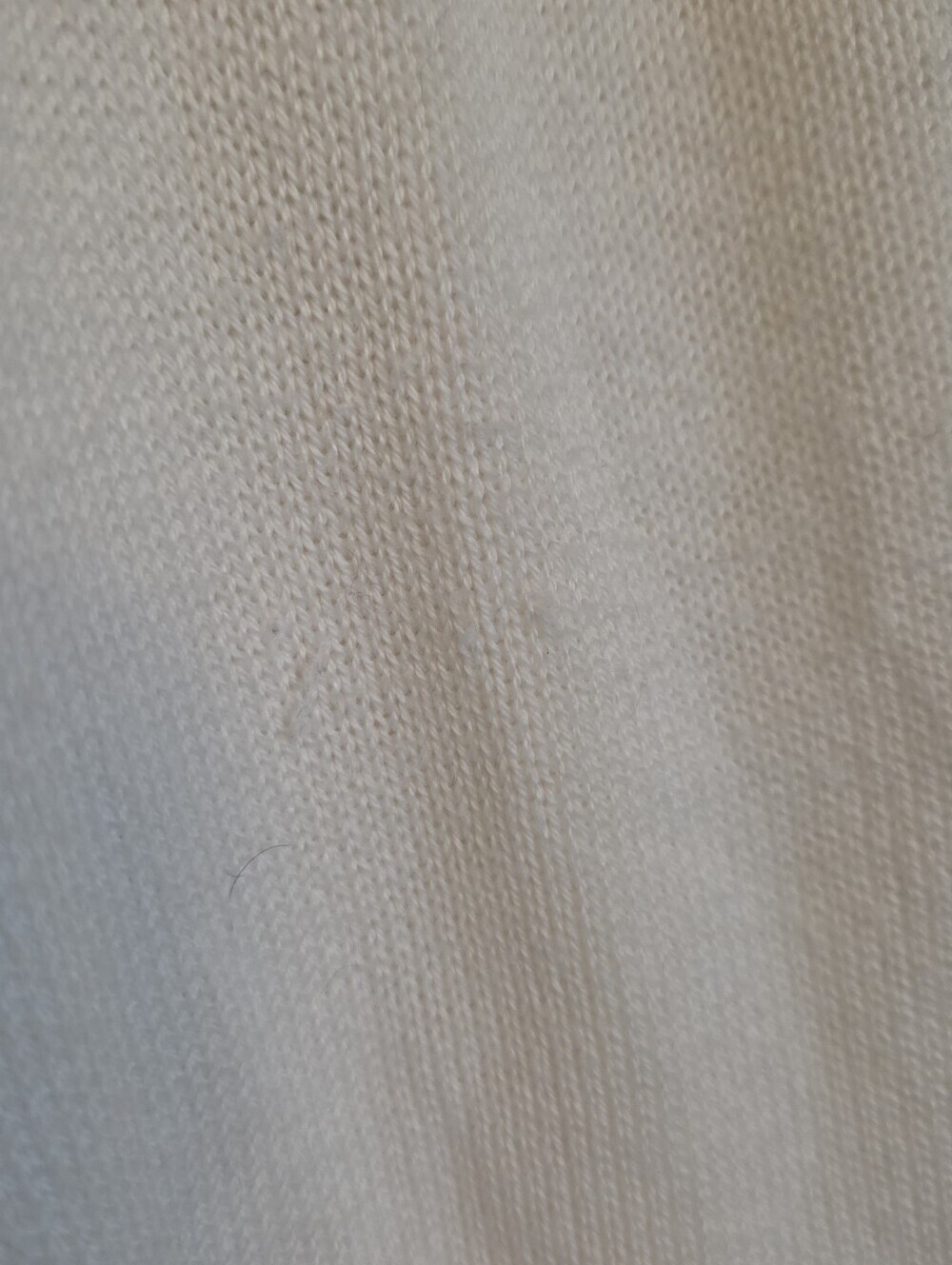 Talbots Sweater LP Ivory Tulle Dot Sleeve Mock Neck Grandmillennial Chic - Picture 5 of 7